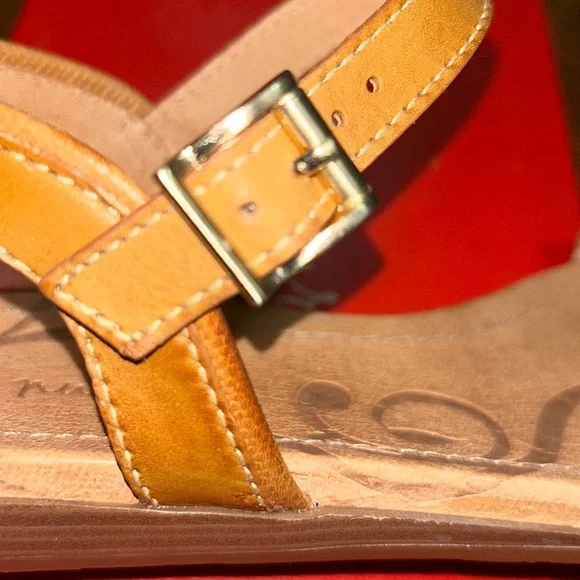 NWT⭐️NURTURE🌻LEATHER “Marrlowe” SANDALS Size 8.5🤎Color: Parker Tan - Picture 8 of 12